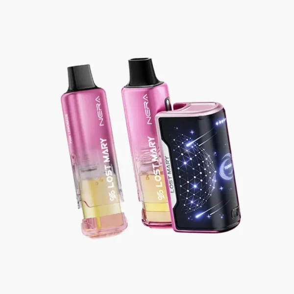 lost-mary-nera-fullview-kit-disposable-vape Lost Mary Nera Fullview 70K Kit – Dual Pod, 70,000 Puffs, Curved Screen