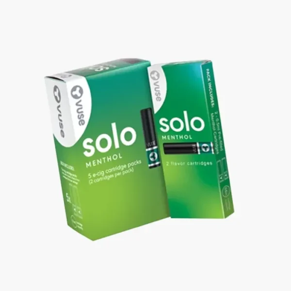 vuse-solo-cartridge-pack Vuse Solo Menthol Cartridges 4.8%, Box of 5 (10 Total)